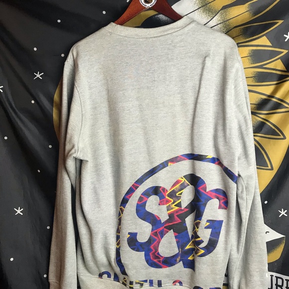 Sir Smokes A lot Half Baked Gray Crewneck (L) - Picture 3 of 5